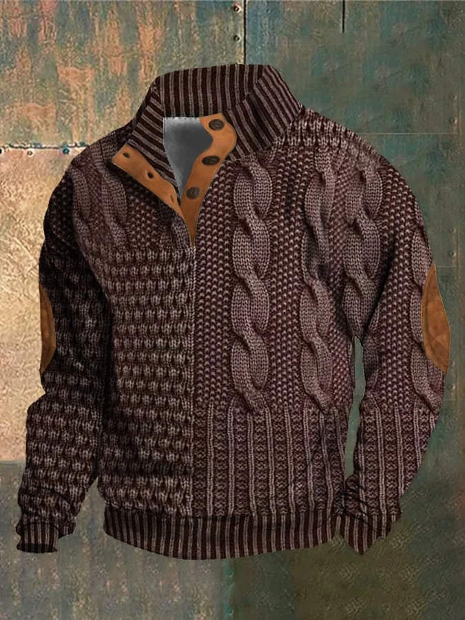 W&W Mode | Herren Retro Kaschmir Rollkragenpullover Mit Hohem Kragen