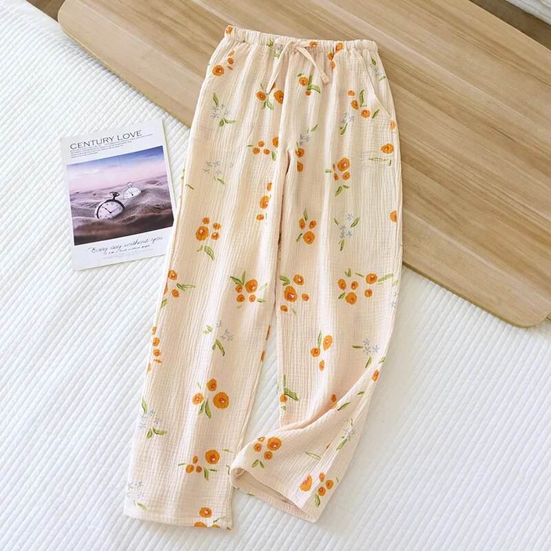 WW - Geblümte Pyjamahose