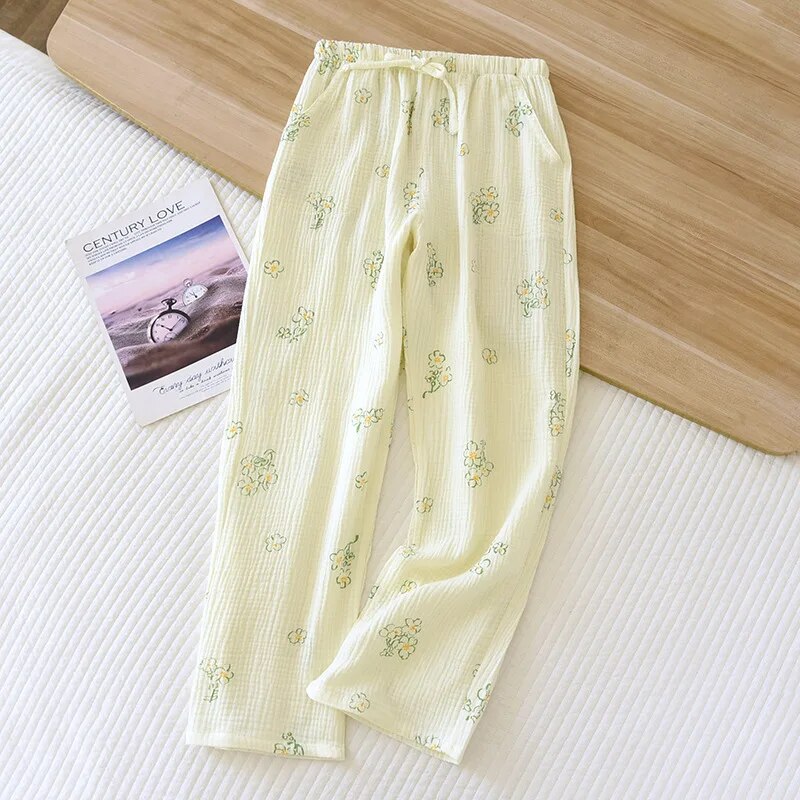 WW - Geblümte Pyjamahose