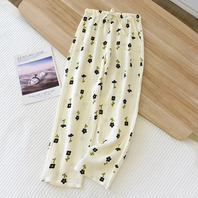 WW - Geblümte Pyjamahose