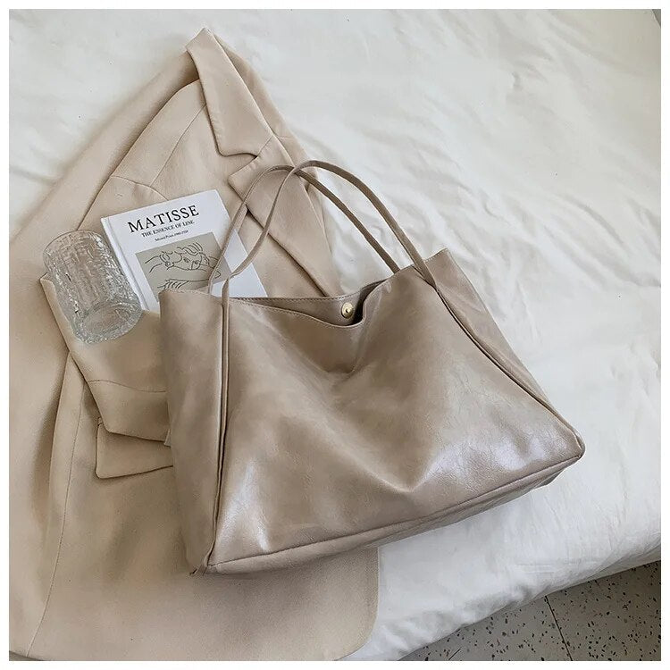 W&W Mode - Retro Leder Umhängetasche