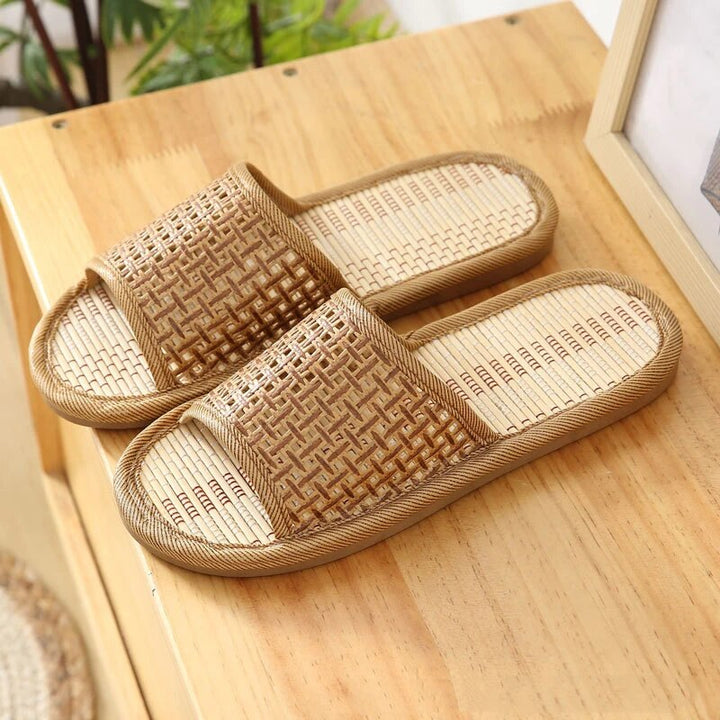 W&W Mode - Bambus Rattan Pantoffel