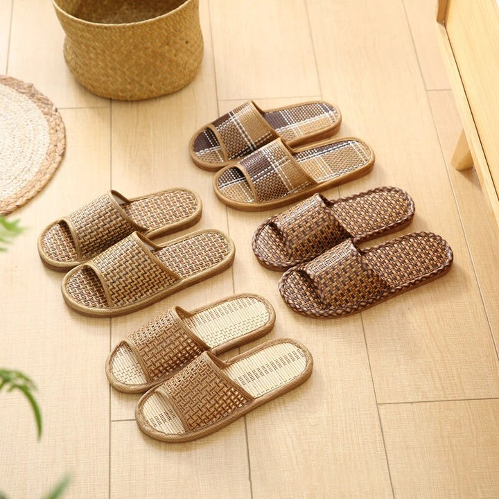 W&W Mode - Bambus Rattan Pantoffel
