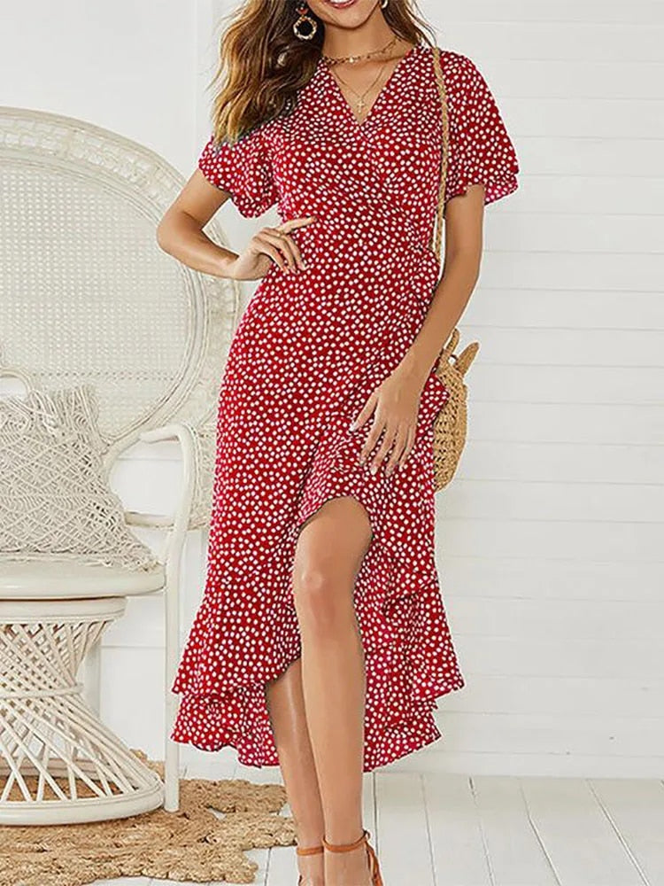WW - Florales Boho Kleid Robe