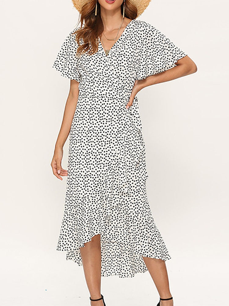 WW - Florales Boho Kleid Robe
