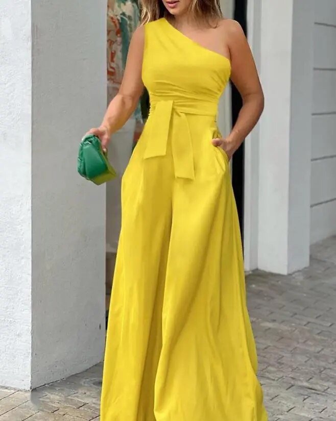 W&W Mode - Eleganter Jumpsuit mit weitem Bein