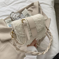 WW - Plüsch Pelz Tasche
