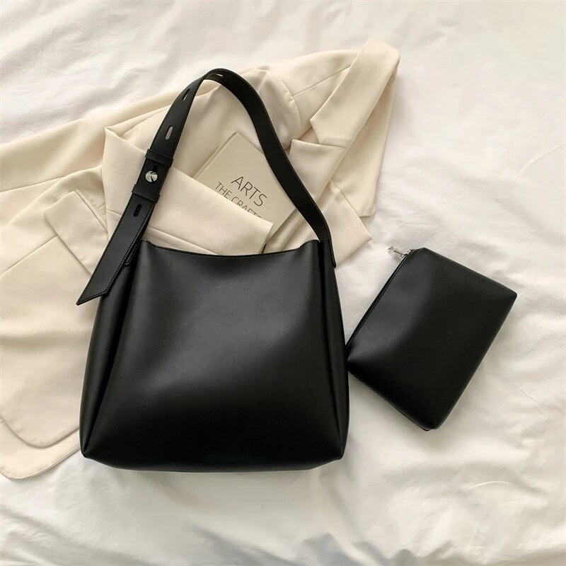 W&W Mode - Tote Tasche aus Leder