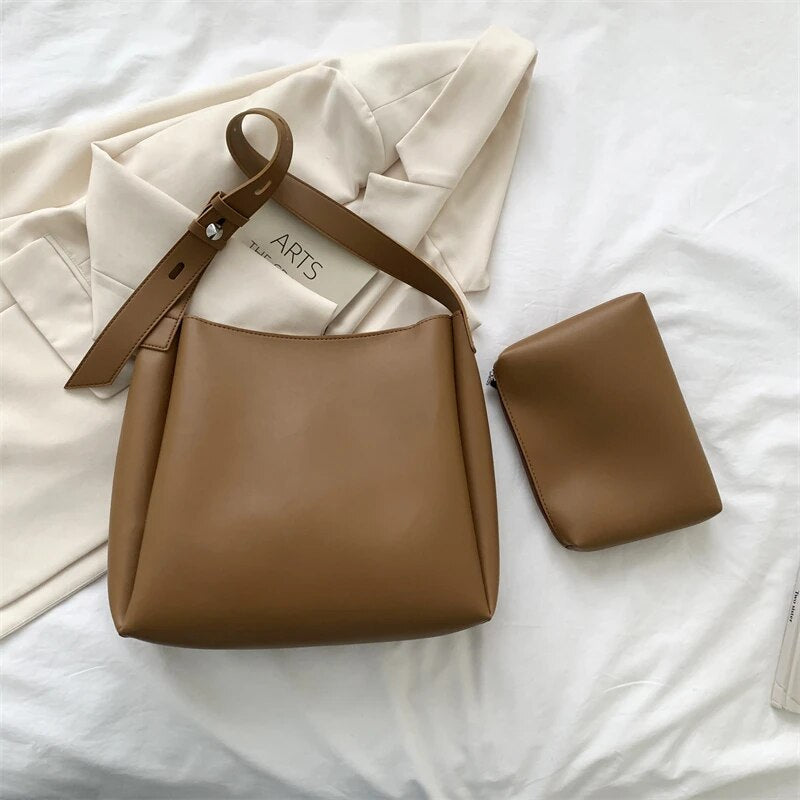 W&W Mode - Tote Tasche aus Leder