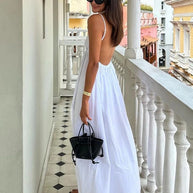 WW - Rückenfreies Midikleid