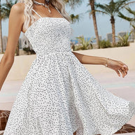 WW - Fließendes Spaghettiträger Kleid