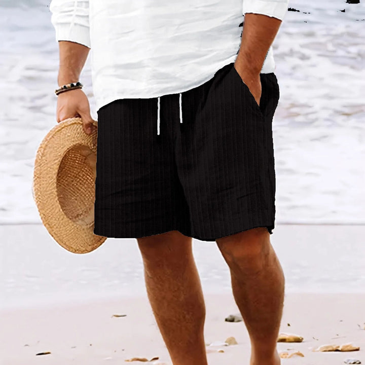 W&W Mode - Strand Atmungsaktive Leinen- Kurzhose