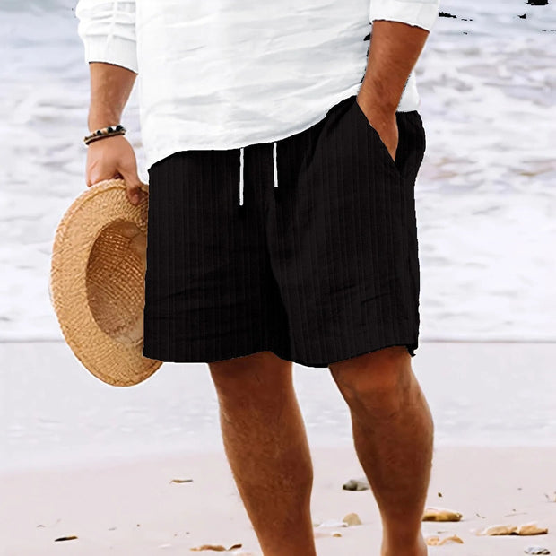 WW - Strand Atmungsaktive Leinen- Kurzhose