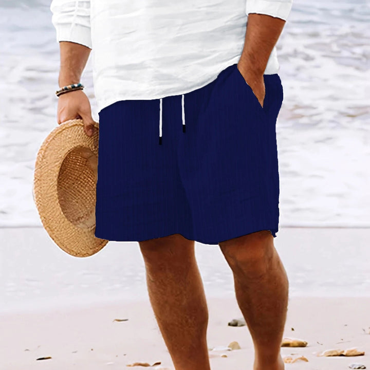 W&W Mode - Strand Atmungsaktive Leinen- Kurzhose