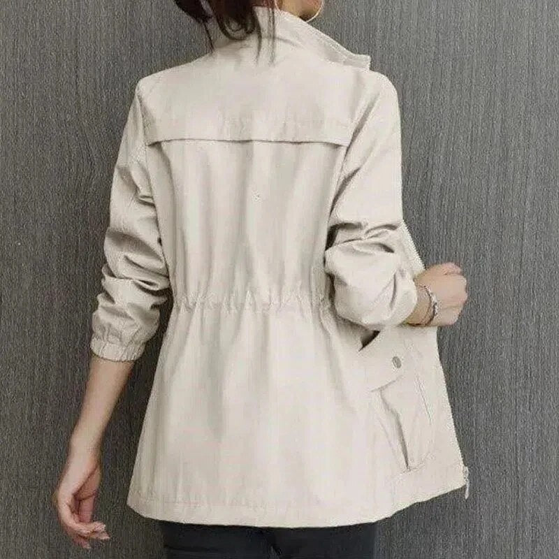 WW | Trenchcoat Mit Reißverschluss Für Frauen