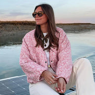 WW | Rosa Sommerjacke Mit Print