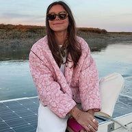 WW | Rosa Sommerjacke Mit Print