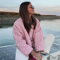 WW | Rosa Sommerjacke Mit Print