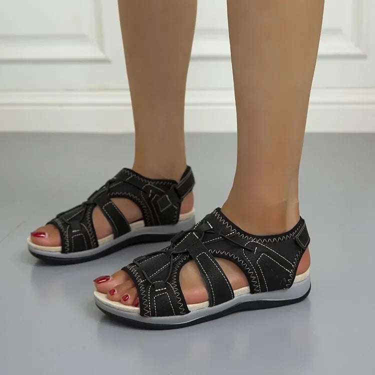 Zenobia - Stilvolle, verstellbare Sommersandalen mit Fußgewölbeunterstützung