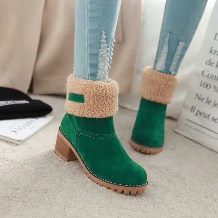 W&W Mode | Stilvolle Warme Schneestiefel Aus Leder