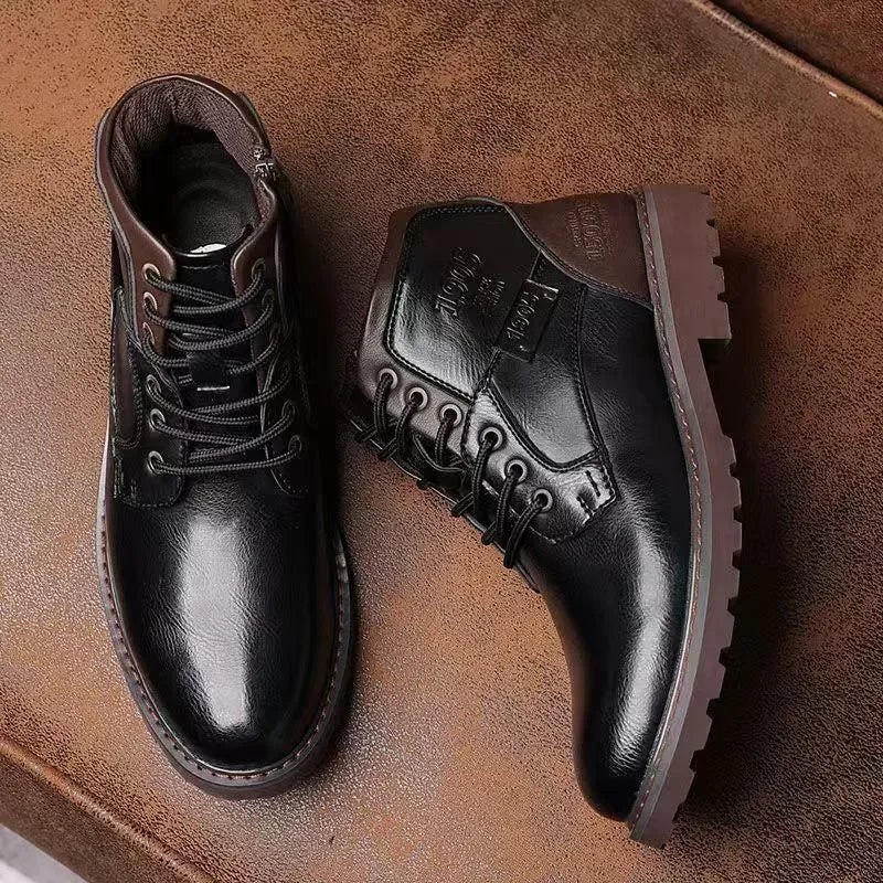 WW | Lederstiefeletten mit Robuster Sohle