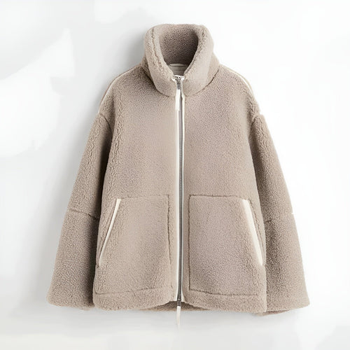 W&W Mode | Teddy-Fleece-Jacke
