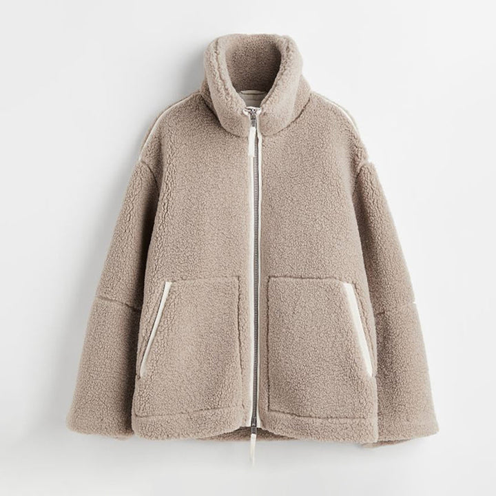 W&W Mode | Warme Teddy Winterjacke für Damen | Komfortabel und Stilvoll