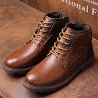 WW | Lederstiefeletten mit Robuster Sohle