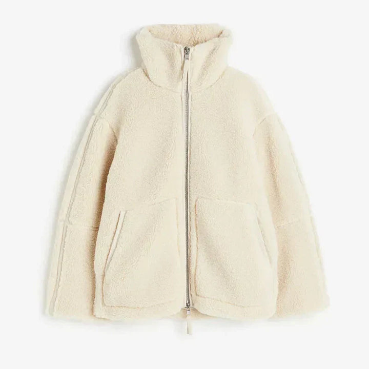 W&W Mode | Warme Teddyjacke für Damen | Comfor