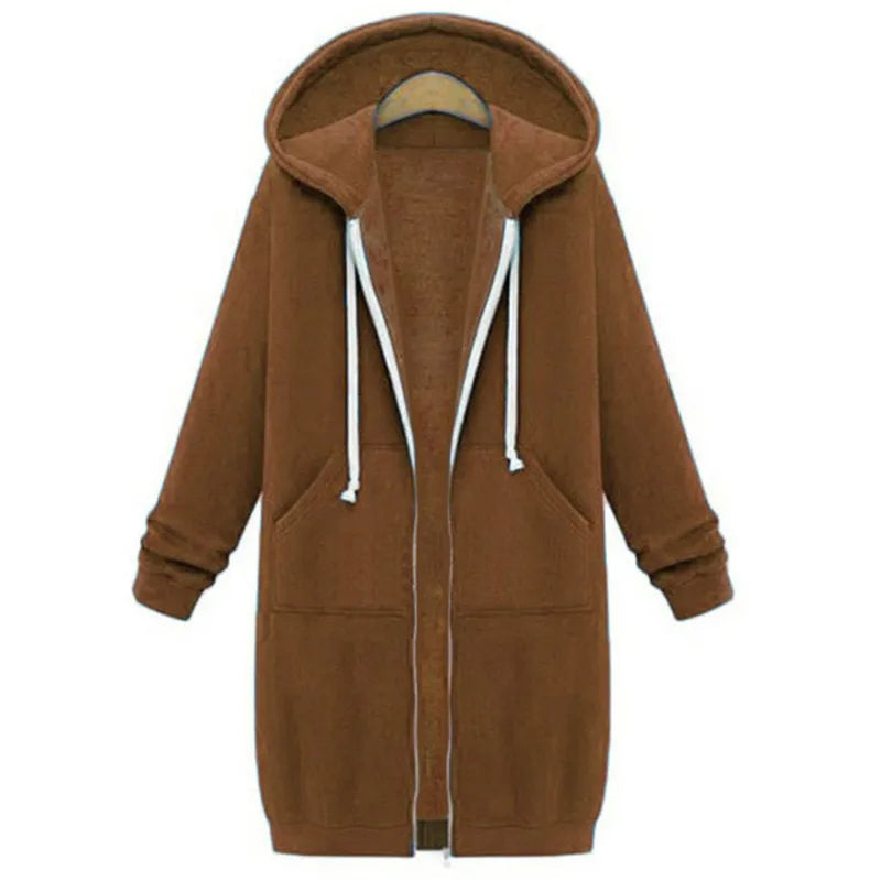 W&W Mode | Lange Kapuzenjacke