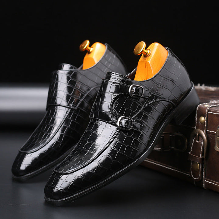 W&W Mode | Atmungsaktive Leder Schuhe Mit Quadrater Spitze