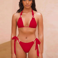 WW Bikini mit weißem Kristallhalsband von ByVera