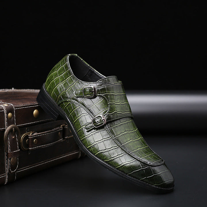 W&W Mode | Atmungsaktive Leder Schuhe Mit Quadrater Spitze
