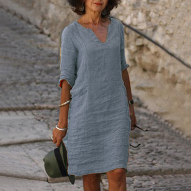WW | Midi Kleid - Stilvolles und Entspanntes Midikleid für Jeden Tag