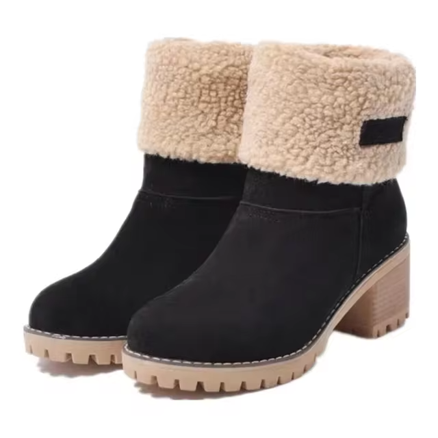 W&W Mode | Stilvolle Warme Schneestiefel Aus Leder