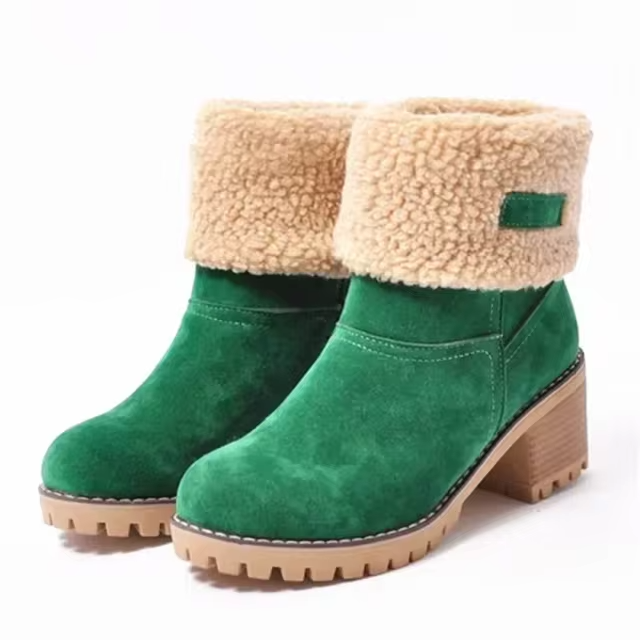 W&W Mode | Stilvolle Warme Schneestiefel Aus Leder