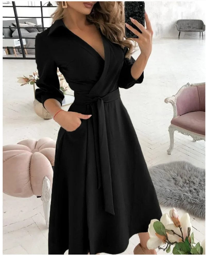 WW | Midi Kleid Elegantes Design Formelle & Abendmode