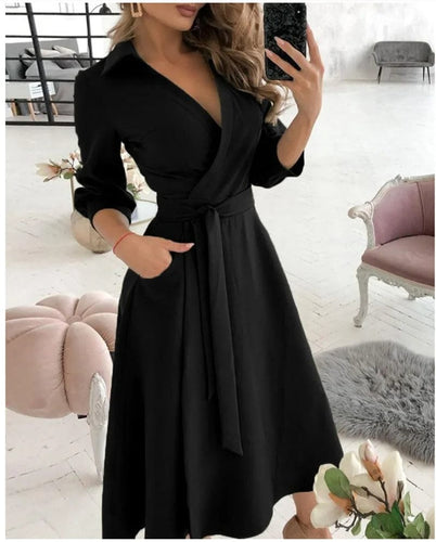 WW | Midi Kleid Elegantes Design Formelle & Abendmode