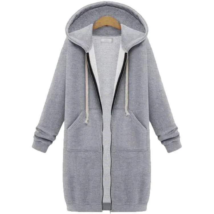 W&W Mode | Lange Kapuzenjacke
