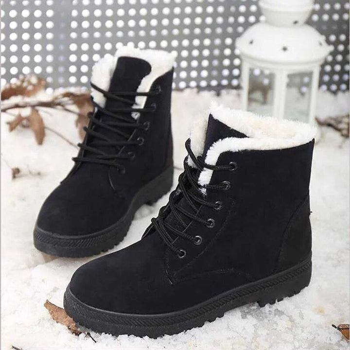 W&W Mode | Rutschfeste Schneestiefel Mit Schnürsenkeln