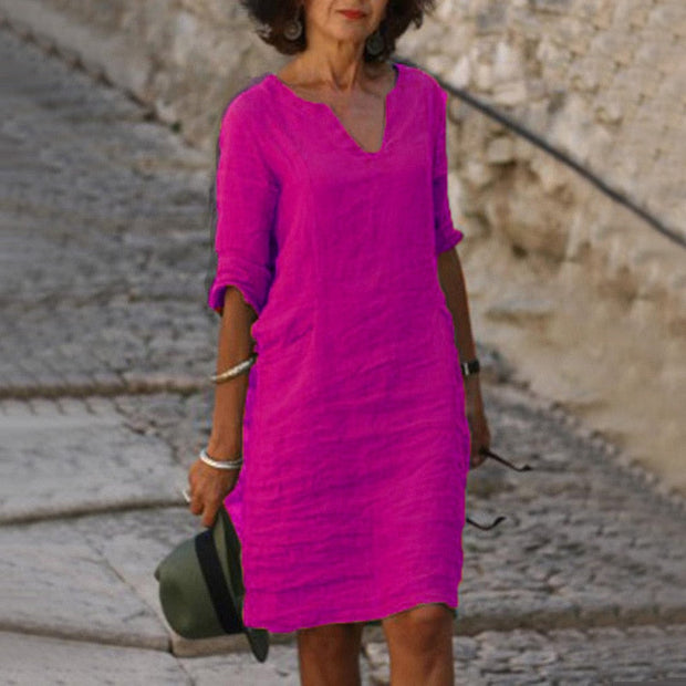 WW | Midi Kleid - Stilvolles und Entspanntes Midikleid für Jeden Tag