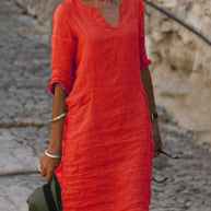 WW | Midi Kleid - Stilvolles und Entspanntes Midikleid für Jeden Tag