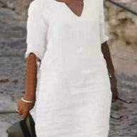 WW | Midi Kleid - Stilvolles und Entspanntes Midikleid für Jeden Tag