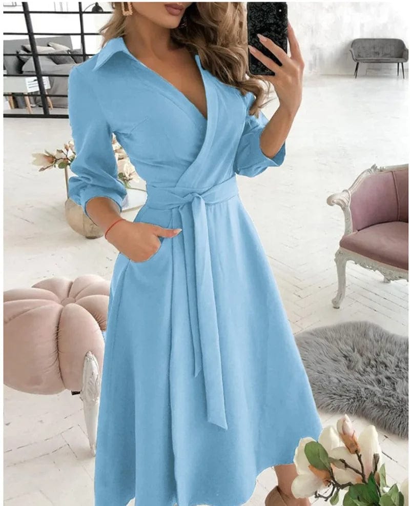 WW | Midi Kleid Elegantes Design Formelle & Abendmode