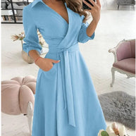 WW | Midi Kleid Elegantes Design Formelle & Abendmode