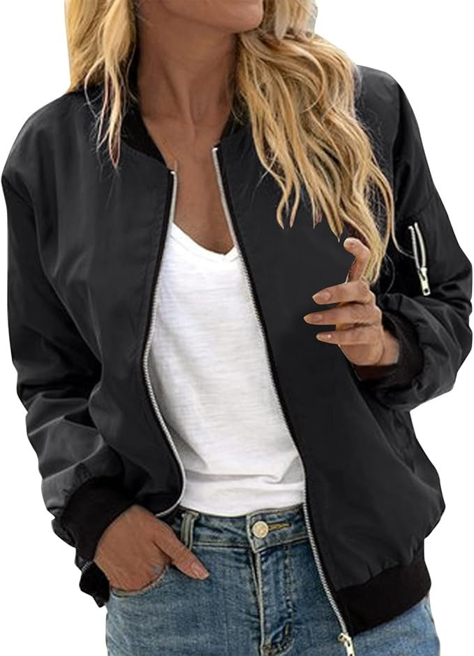 W&W Mode | Bomberjacke mit Blumenmuster für Damen