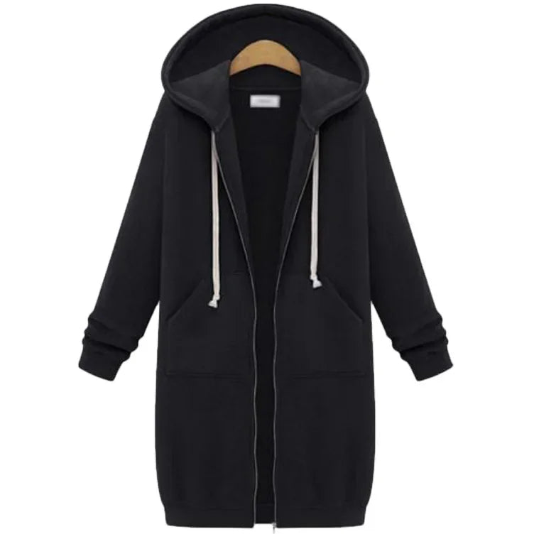 W&W Mode | Lange Kapuzenjacke