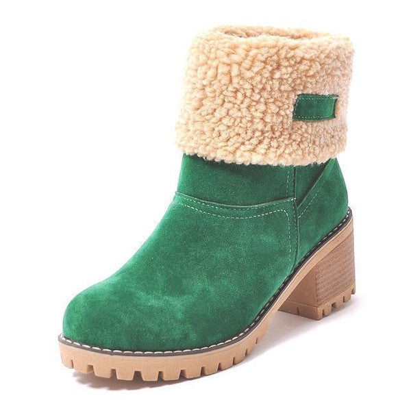 W&W Mode | Stilvolle Warme Schneestiefel Aus Leder
