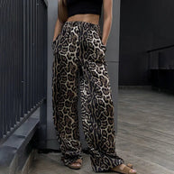 WW | Weite Hose mit Leopardenmuster