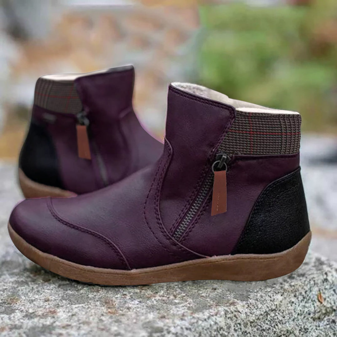 W&W Mode - Wasserdichte, orthopädische Lederstiefel